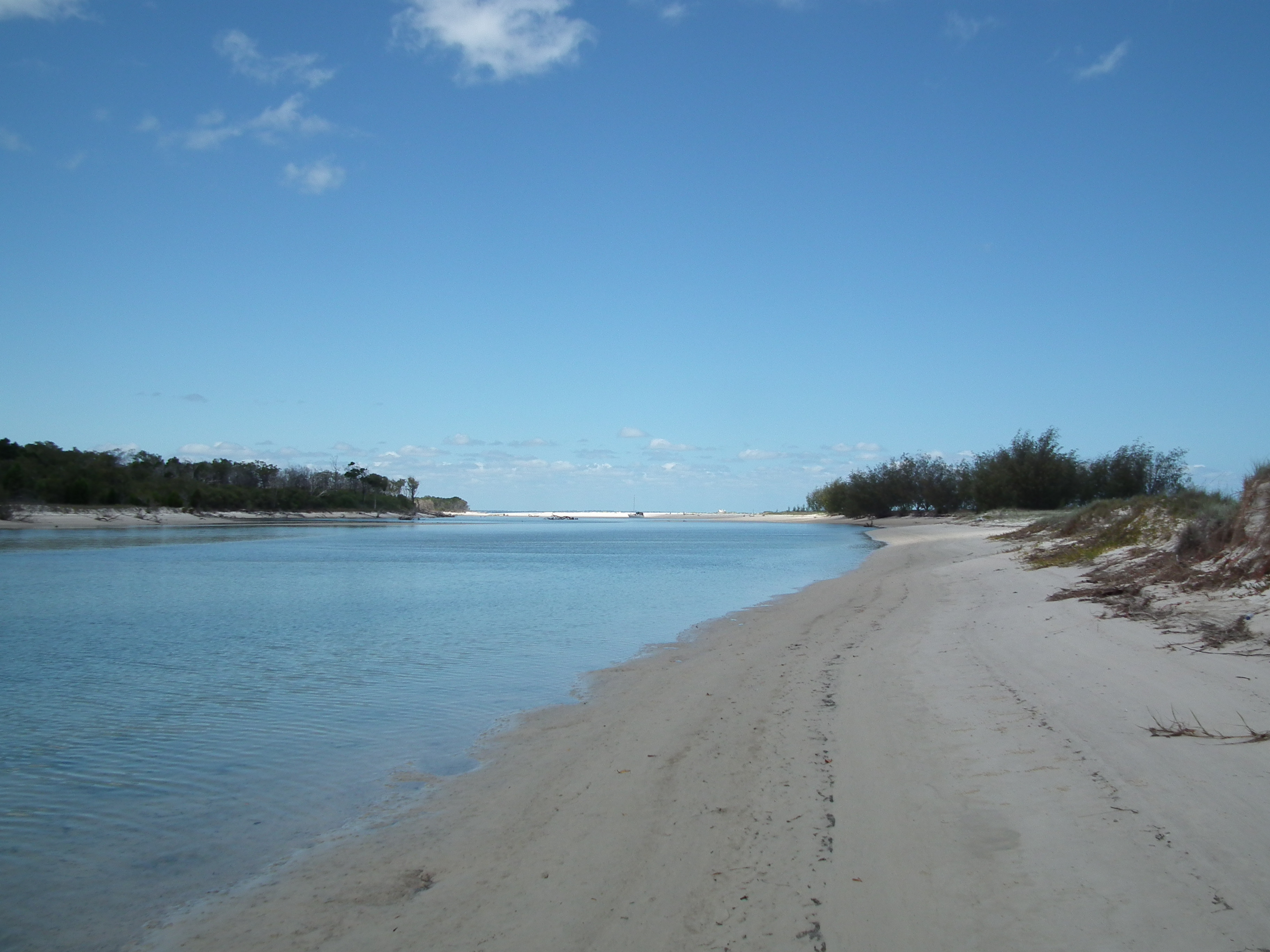 West coast of K'gari (Fraser Island). Photo by Natalie Kastner, Queensland Government