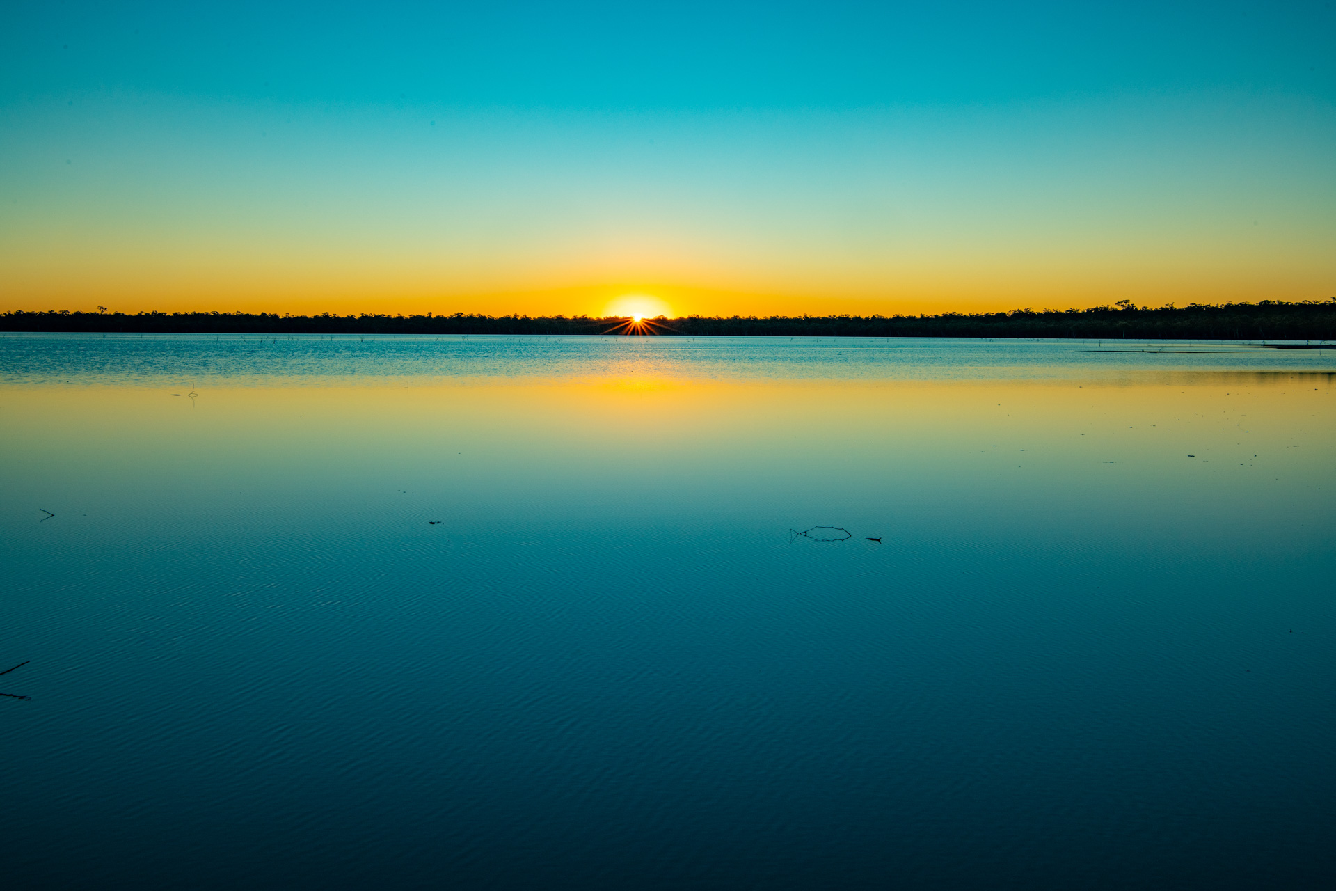 Louisa Lake at sunset. Photo by Gary Cranitch © Queensland Museum