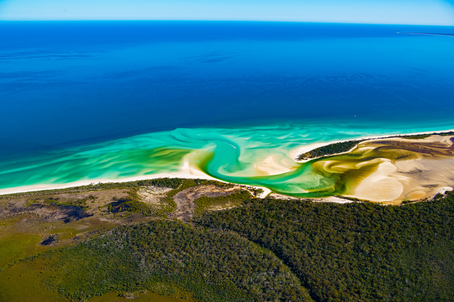 Coastal estuary , Wathumba Creek, K'gari (Fraser) Island. Photo by Gary Cranitch © Queensland Museum