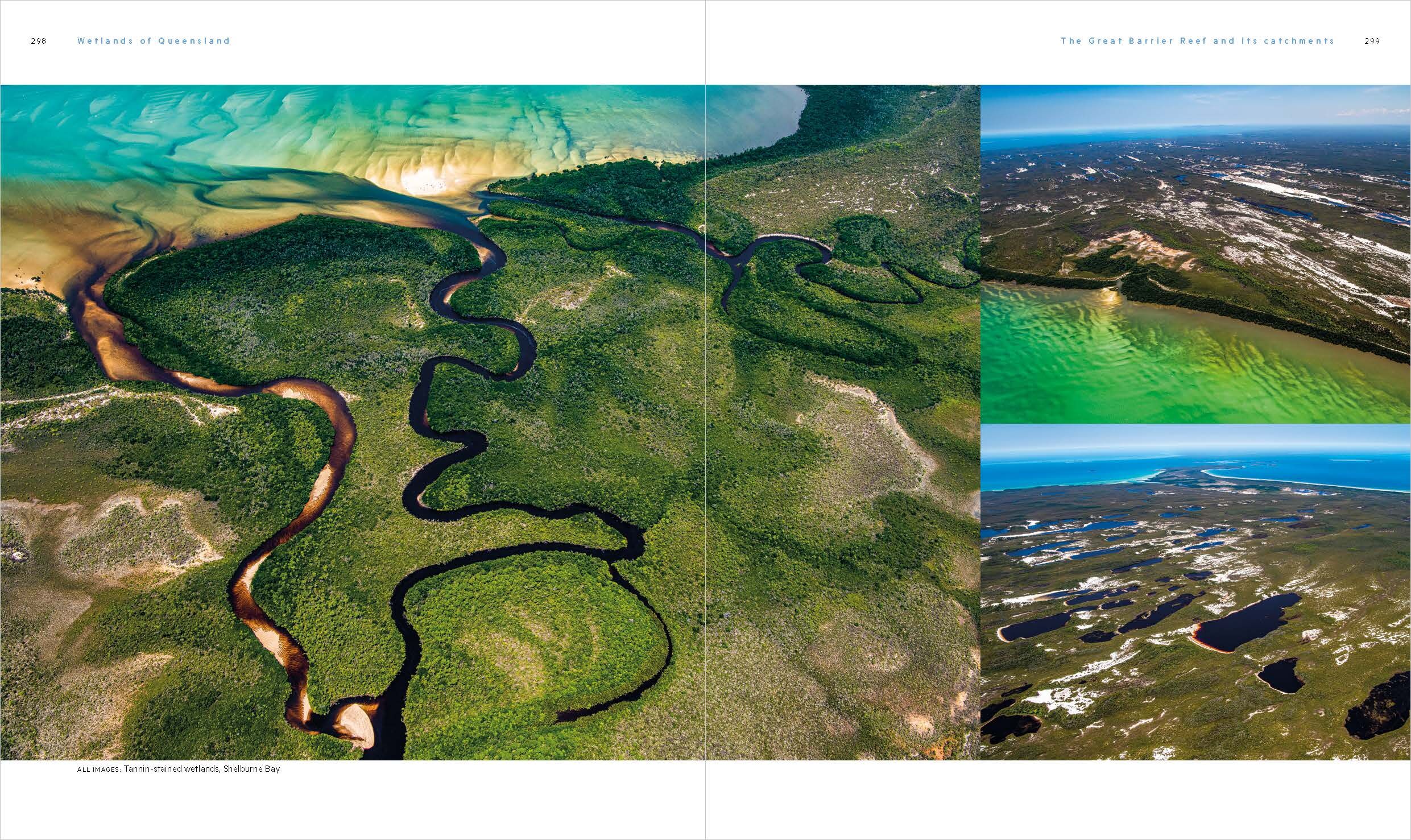 Wetlands of Queensland book sample page, © Queensland Museum