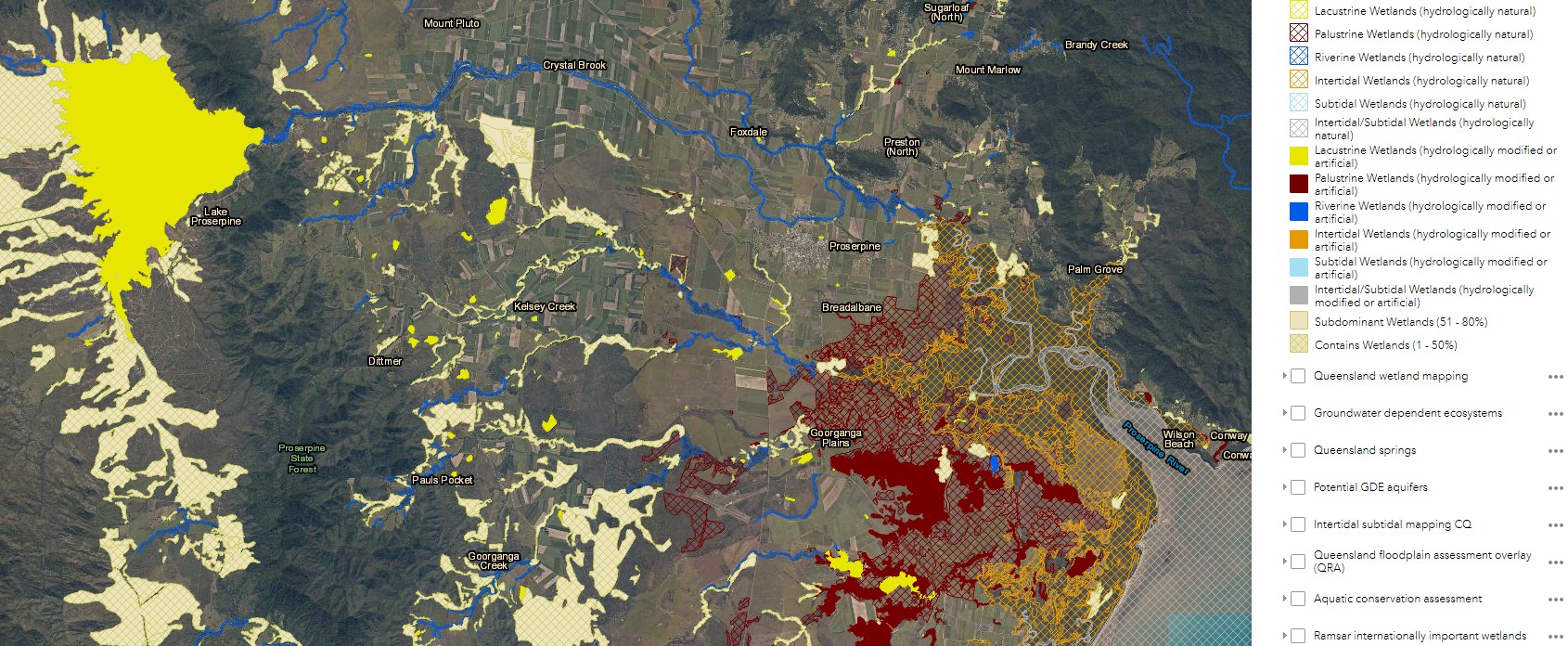 Sample of Wetlands Mapping Version 6.0