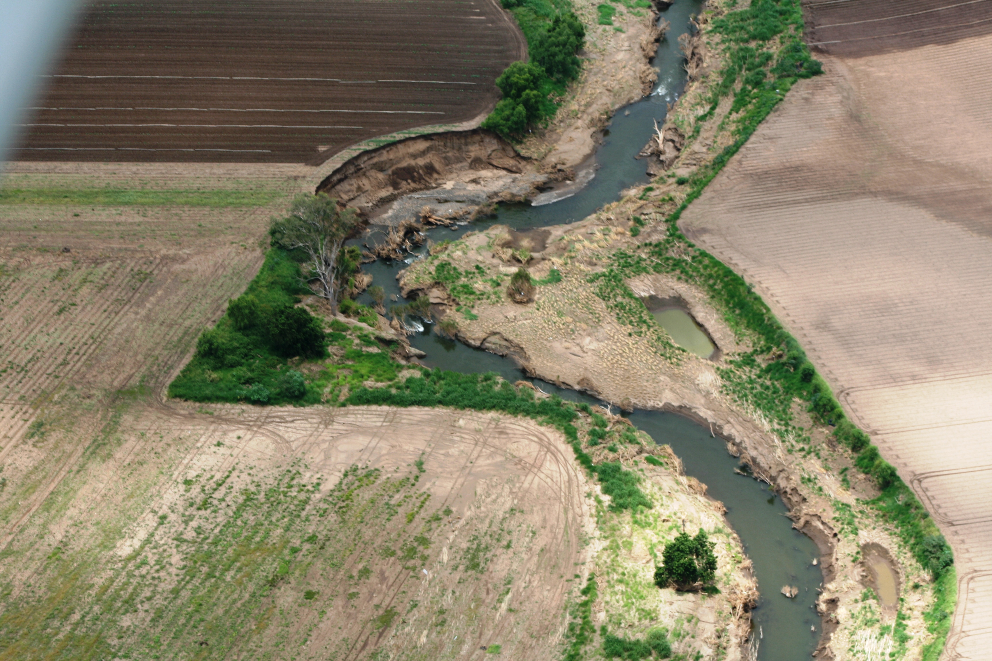 Creek in the Lockyer Catchment, following the 2011 floods Photo by Jon Olley