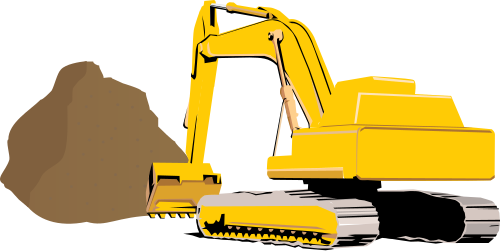 Earthmoving machinery. Image by Dieter Tracey, Marine Botany UQ (ian.umces.edu/media-library - CC BY-SA 4.0)