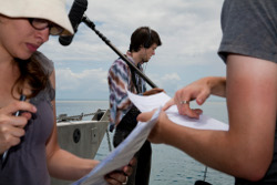 Filming the Brisbane City Council Shoreline documentary series Photo by Queensland Government